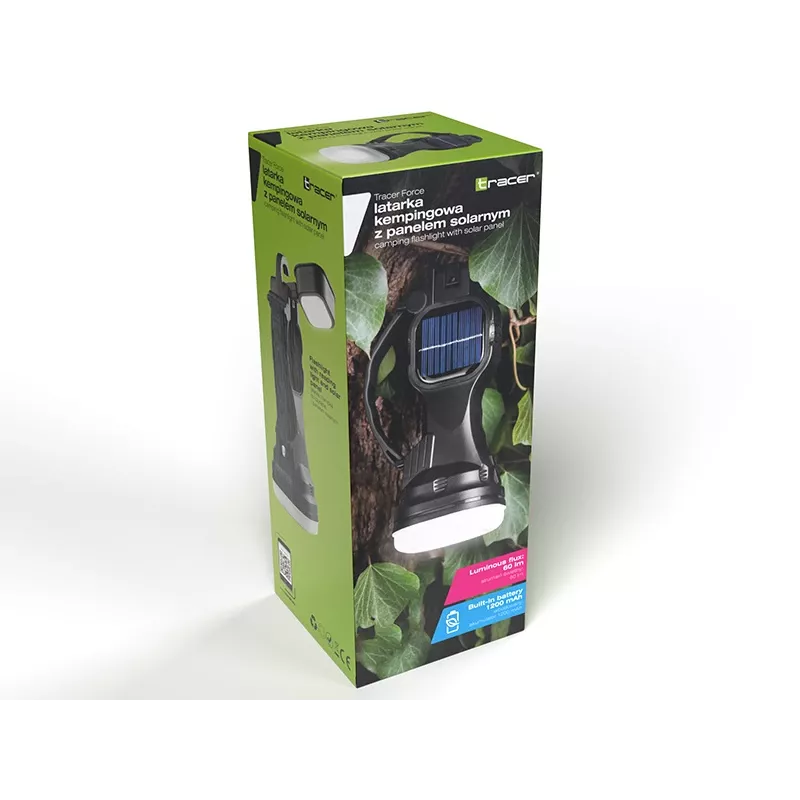 Latarka TRACER Camping Torch 47140 solarna, wodoodporna
