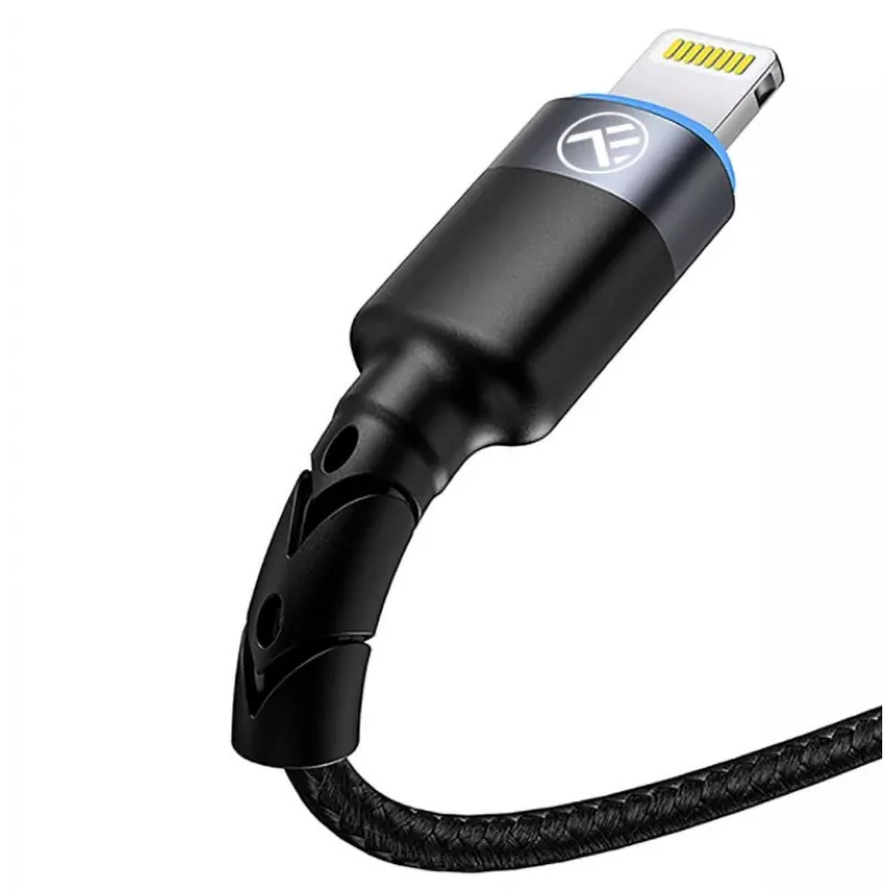 Kabel USB do Lightning Tellur 1,2 m nylonowy pleciony czarny