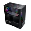 Obudowa | GOLDEN TIGER | Obsługiwane formaty płyt głównych ATX/micro ATX | Czarna | Midi Tower | Buffalo M730i | BUFFALOM730I