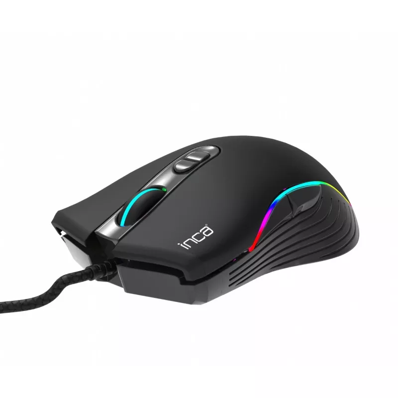 Mysz gamingowa INCA IMG-GT15 4800 DPI, RGB, 7 przycisków, USB, SW retail