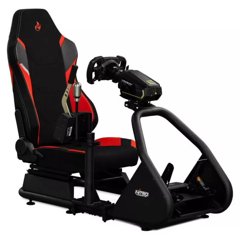 Fotel gamingowy Nitro Concepts S-Racer GAZU-1012 — ergonomiczny design, regulowane podłokietniki