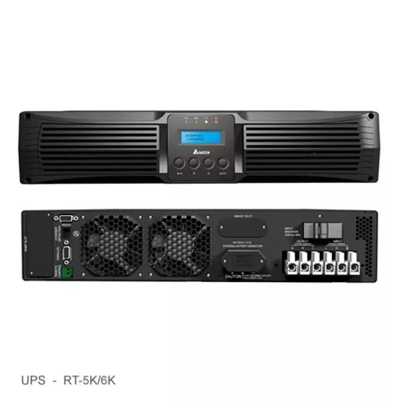 Zasilacz bezprzerwowy Delta UPS602R2RT0B035 6000VA 230V do montażu w szafie rack/wieży
