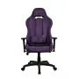 Fotel gamingowy Arozzi Torretta SoftFabric fioletowy — ergonomiczna konstrukcja, regulowane podłokietniki, odchylane oparcie