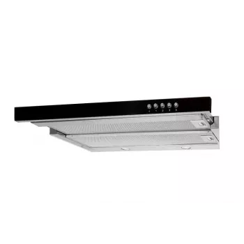 Akpo WK-7 Light Glass 50 podszafkowy okap kuchenny Stal nierdzewna, Czarny