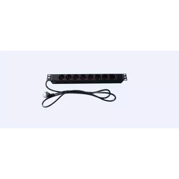 Microconnect CABINETACC23 jednostka dystrybucji zasilania (PDU) 8 gniazd AC 1U Czarny