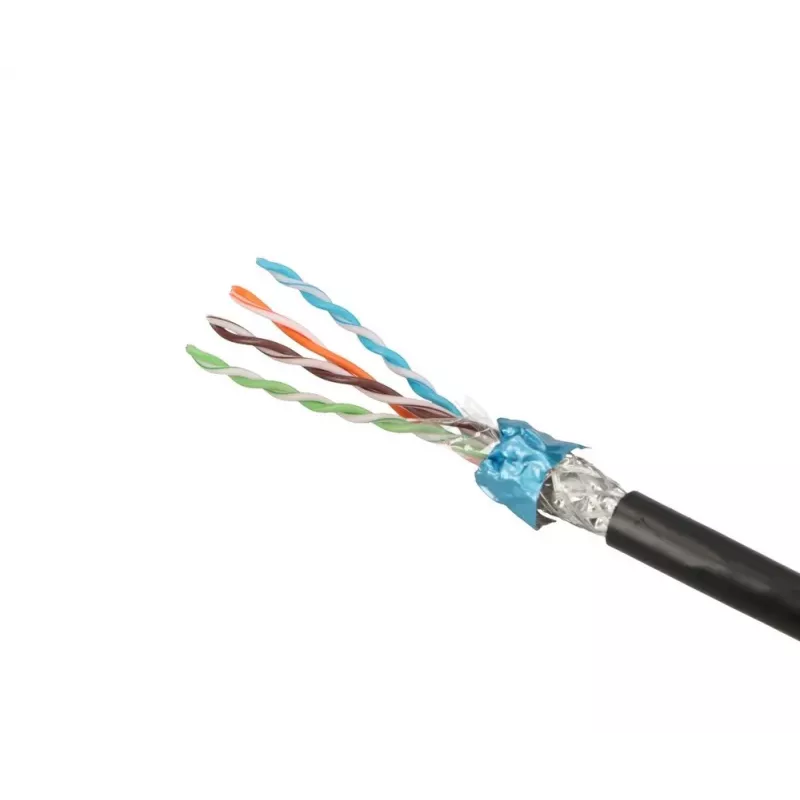 Extralink Skrętka CAT5E SFTP (SF/UTP) V2 Zewnętrzna 305M