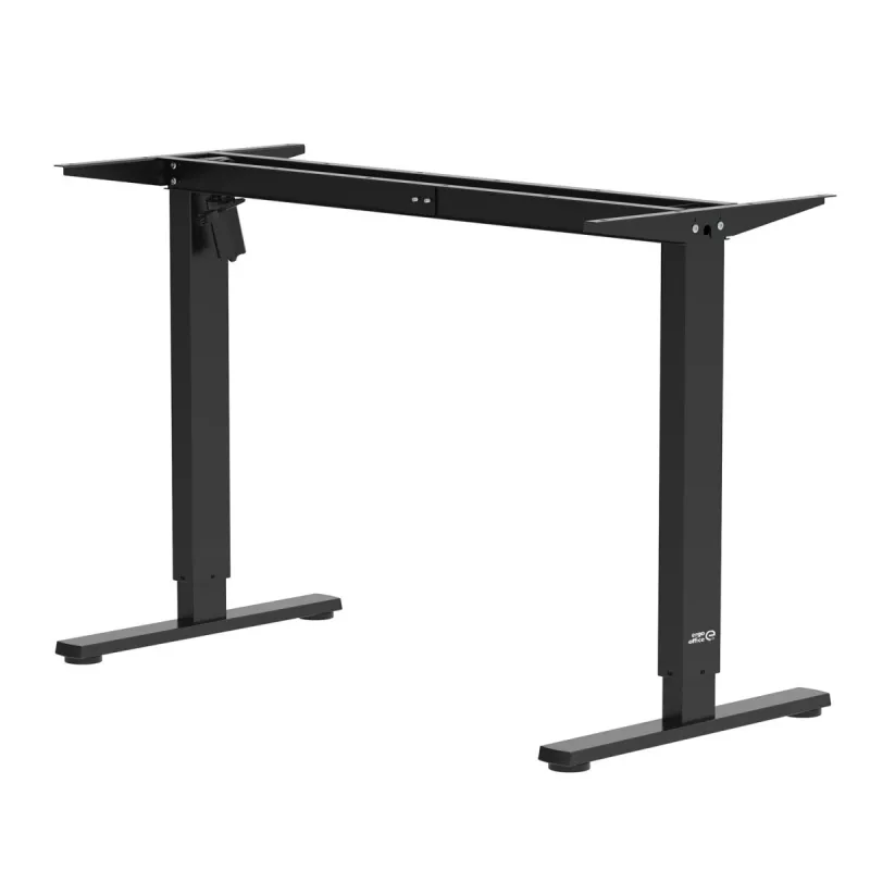Biurko elektryczne z regulacją wysokości Ergo Office, maks. wysokość 1160 mm, maks. - 80 kg, bez blatu sit-stand, czarne, ER-400 B
