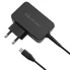 Qoltec 52386 GaN POWER PRO ładowarka | 1xUSB-C | 65W | 5-20V | 3-3.25A | Czarny