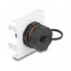DeLOCK Easy 45 Moduł sieciowy RJ45 Cat.6A 45x45mm 1000 Mbit/s Czarny