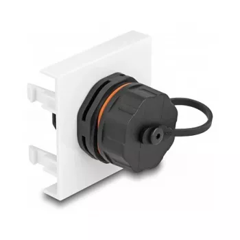 DeLOCK Easy 45 Moduł sieciowy RJ45 Cat.6A 45x45mm 1000 Mbit/s Czarny
