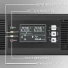 Zasilacz awaryjny Qoltec DO RACK 3KVA 3000W współczynnik mocy 1.0 LCD EPO USB on-LINE (3VA, 3000W, podwójna konwersja online UPS), UPS