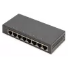 Niezarządzalny przełącznik Digitus 8-portowy Gigabit Ethernet 10/100/1000 w metalowej obudowie