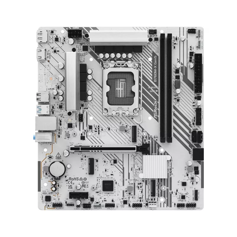 Płyta główna ASROCK B760M-X GEN5 mATX dla LGA1700, 2× DDR5, DisplayPort i HDMI