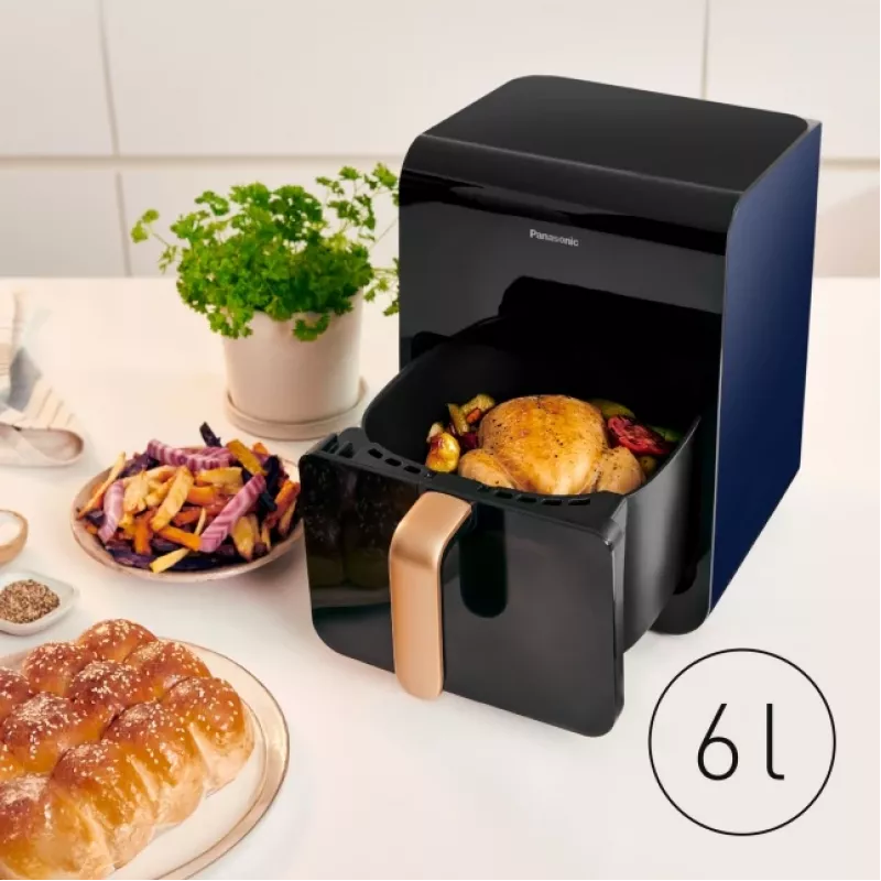 Frytkownica beztłuszczowa Panasonic NF-CC600 6 L 1450 W Czarna
