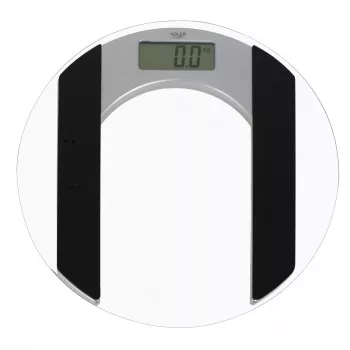 Adler | Waga łazienkowa Body Fit | Maksymalne obciążenie 150 kg | Dokładność 100 g | Szkło