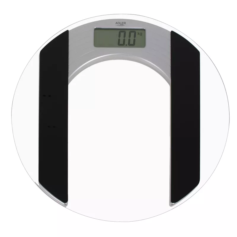 Adler | Waga łazienkowa Body Fit | Maksymalne obciążenie 150 kg | Dokładność 100 g | Szkło