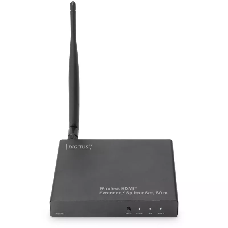 Odbiornik AV Digitus DS-55315 Bezprzewodowy zestaw rozdzielacza przedłużacza HDMI 80m