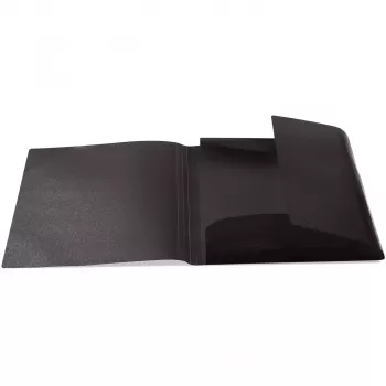 Folder polipropylenowy (PP) HERMA 19501 A4 czarny półprzezroczysty