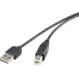 Kabel USB Renkforce Duplex USB A Reversible do USB Type B 2.0, 0,5 m