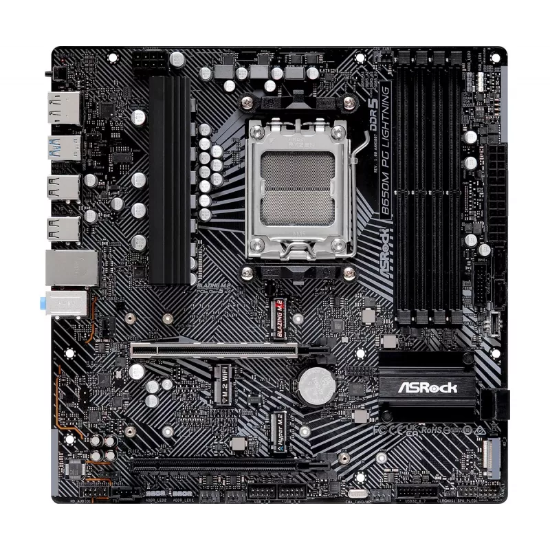 ASRock B650M PG Lightning AM5 Micro-ATX Płyta Główna