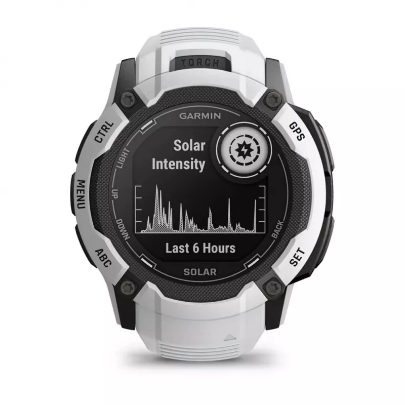 Garmin Instinct 2X Solar 2.79 cm (1.1) MIP 50 mm Cyfrowy 176 x 176 pikseli Ekran dotykowy Biały GPS (satelitarny)