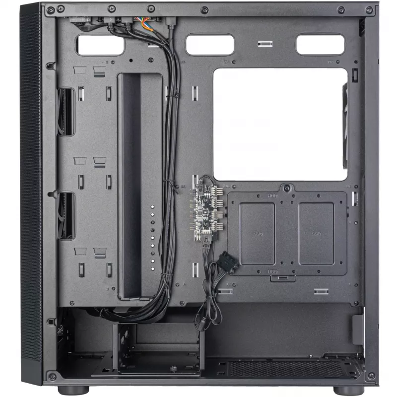 SilverStone FARA 514X czarna Hartowane szkło (SST-FA514X-BG)