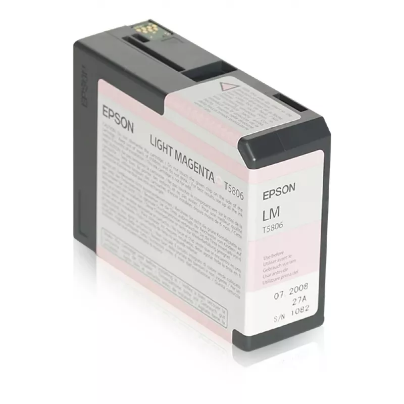 Epson Singlepack Jasnomagenta T580600, Jasnomagenta, Tusz pigmentowy, 80 ml, 1 szt.