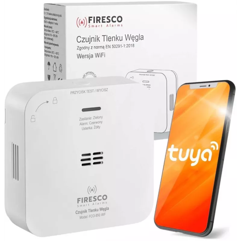 Detektor czadu z funkcją komunikacji FCO-850 WF