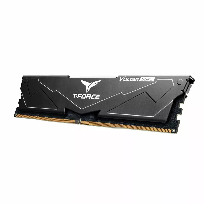 T-FORCE Vulcan - DDR5 - Kit - 32 GB: 2 x 16 GB - DIMM 288-PIN - 3000 MHz / PC5-48000 - CL30 - 1,35 V - unbuffeczerwony - on-die ECC - Czarny (FLBD532G6000HC30DC01)