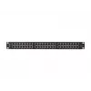 PATCH PANEL 48 PORT 1U 19 CAT6A FTP EKRANOWANY CZARNY LANBERG