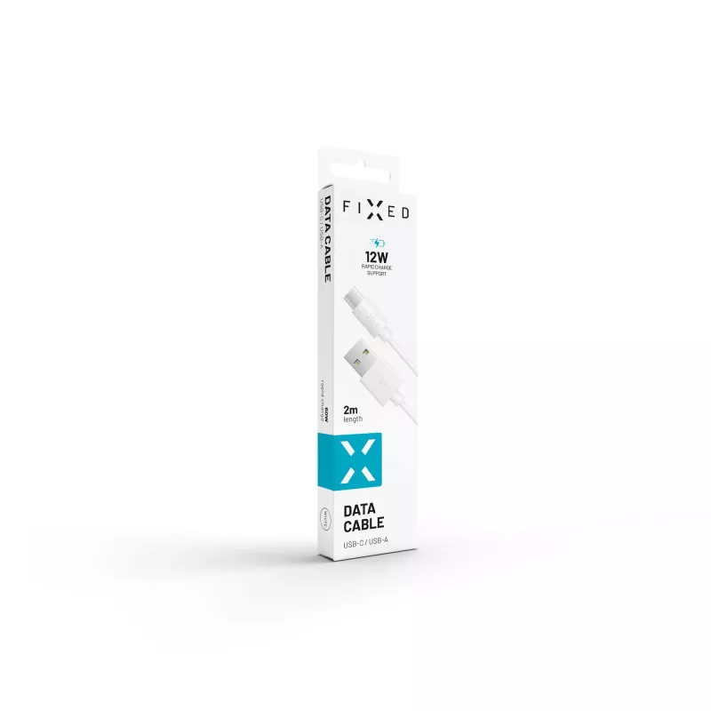 Kabel do transmisji danych i ładowania USB na USB-C FIXED FIXD-UC2M-WH — 2,0 m, biały