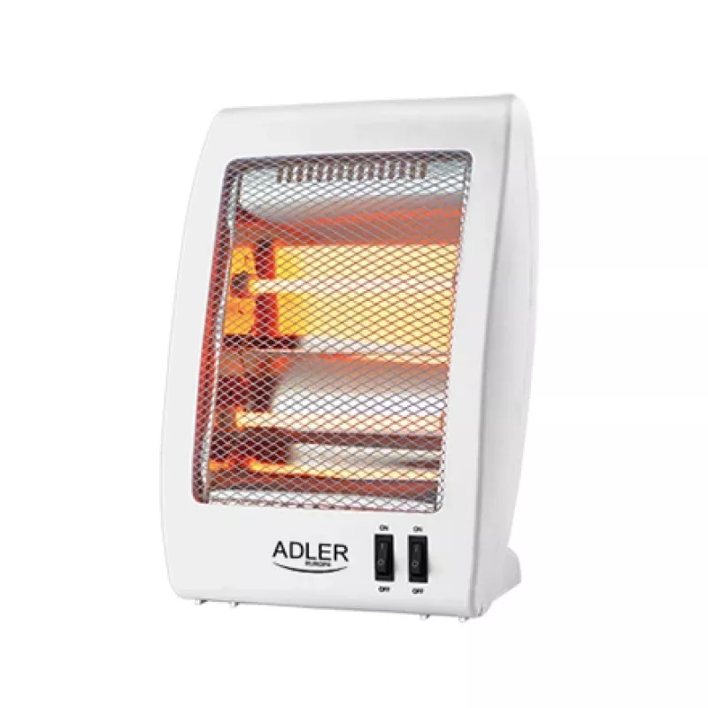Adler | Grzejnik | AD 7709 | Grzejnik halogenowy | 800 W | Liczba poziomów mocy 2 | Biały