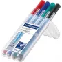 Marker Staedtler Lumocolor correctable 305 4 szt. Zielony Czarny Niebieski Czerwony