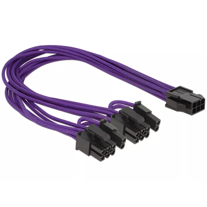 Kabel DeLOCK PCI Express 6 pin - 2 x 8 pin 0,3 m