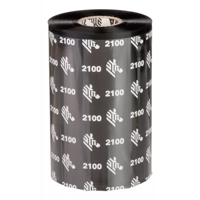 Zebra 2100 Wax Thermal Ribbon 102mm x 450m printer ribbon