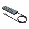 USB Hub Akasa AK-HB-21BKCM Aluminium USB 3.2 Gen 1 5000 Mbit/s