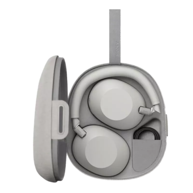 Słuchawki bezprzewodowe Sony WH-1000XM6 — redukcja hałasu, Bluetooth, platynowo-srebrny