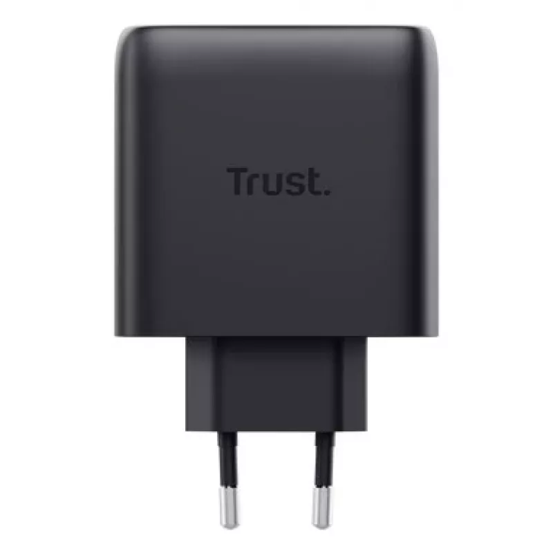 Ładowarka Trust Maxo 65W 2-portowa USB-C GaN szybkie ładowanie czarna