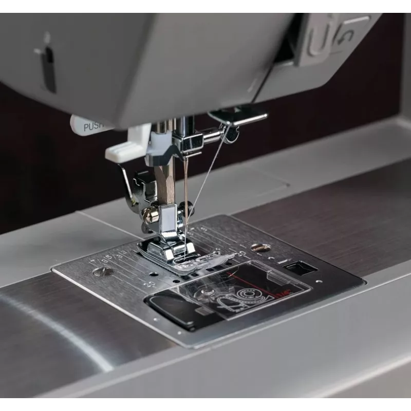 SINGER automatic sewing machine HD6605 — electric, 1-step buttonhole, free arm, szary, 6 kg
