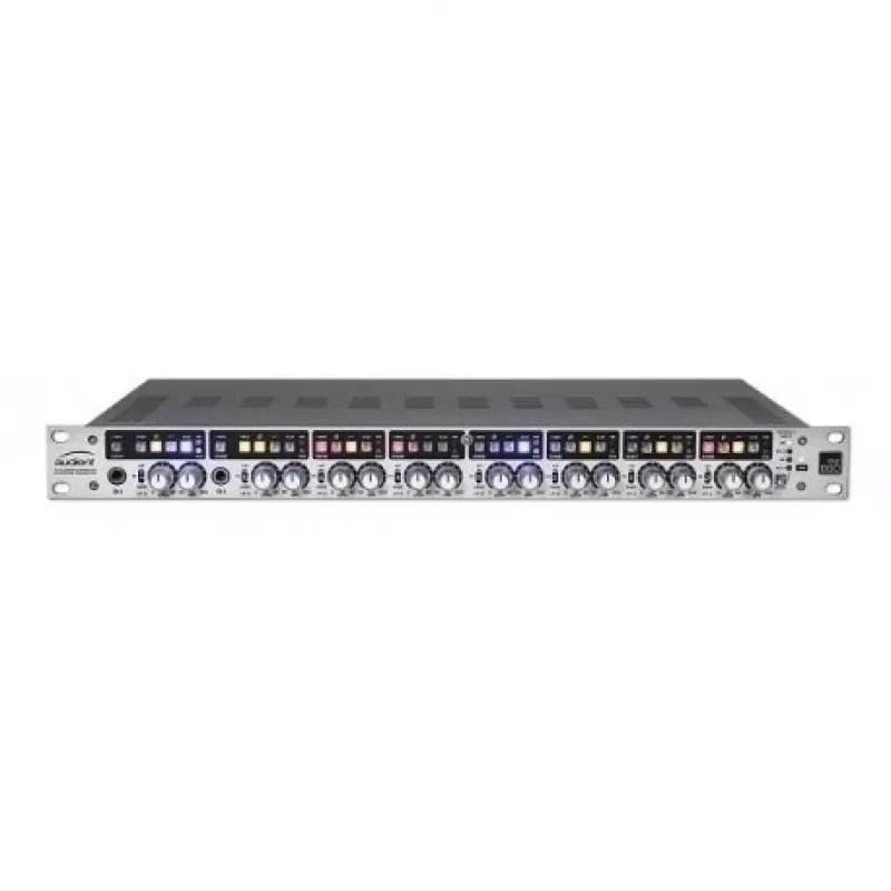 8-kanałowy przedwzmacniacz mikrofonowy Audient ASP880 24-bit/96 kHz, montowany w racku