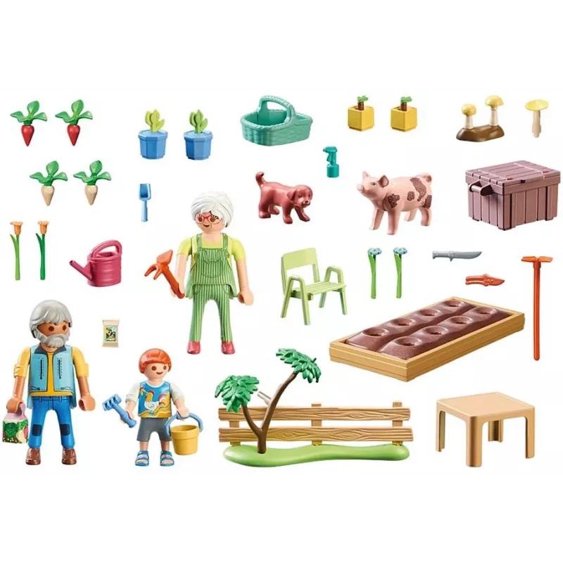 Playmobil 71443 Country: Ogródek warzywny z dziadkami
