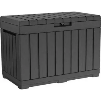 Skrzynia ogrodowa Keter Kentwood 190L — 190 litrów, grafitowa, klapa, 823×457×577 mm