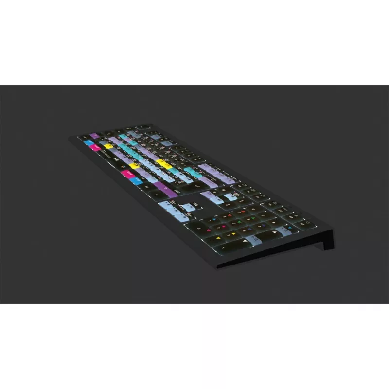 Klawiatura Logickeyboard ASTRA 2 USB QWERTY Angielska Czarna Pełnowymiarowa 104 klawisze