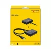 DELOCK HDMI Splitter 1 x HDMI in > 2 x HDMI out 4K 60 Hz