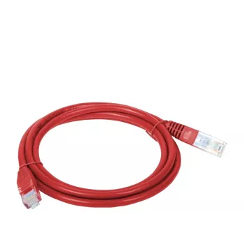 Alantec KKU5CZE1 kabel sieciowy Czerwony 1 m Cat5e U/UTP (UTP)