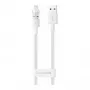 Kabel USB Baseus Silky Series 2.4A 2m biały — kabel do ładowania i transmisji danych USB, 2.4A, 2 m, biały