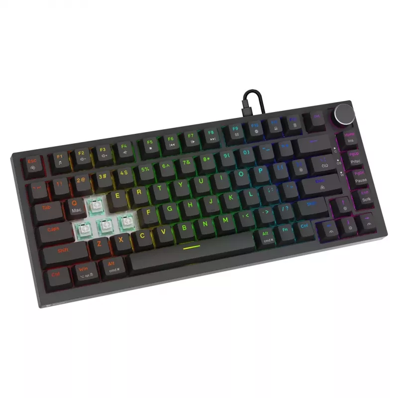 Klawiatura gamingowa Savio ASTRAL BLACK JADE USB QWERTY US International