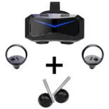 Pimax Crystal Super VR-Headset, 57 PPD + DMAS-Headphones Bundle - czarny