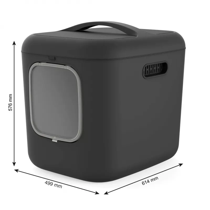 ROTHO Biały XL anthracite - kuweta