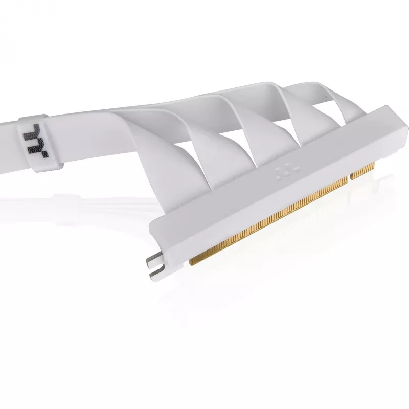 Thermaltake PCI-E 4.0 Dual 90 Degree kabel riser, 40 cm, biały (AC-077-CO6OTN-C1)